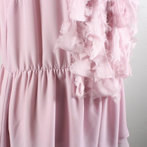 Amadi Chic Ruffle Sleeveless Top Size Large - Picture 3 of 6